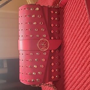 Michael Kors Greenwich Crimson Shoulder bag